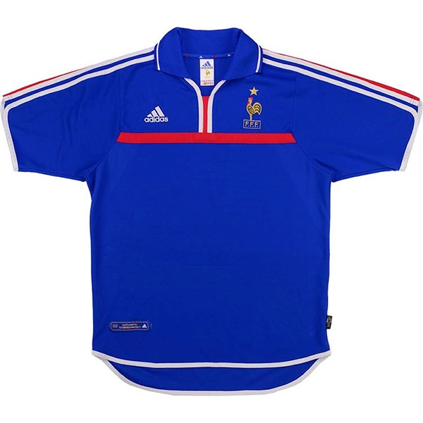 Authentic Camiseta Francia 1ª Retro 2000 Azul